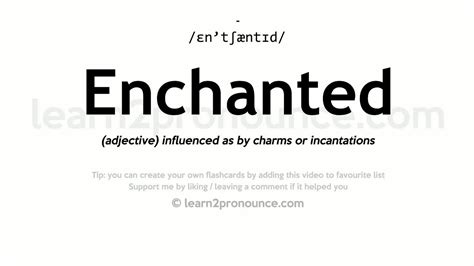 Enchanted meaninh